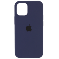 Чохол Silicone Case Full Protective (AA) для Apple iPhone 12 Pro / 12 (6.1") Midnight Blue