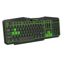 Клавіатура Esperanza EGK201 Green USB LED