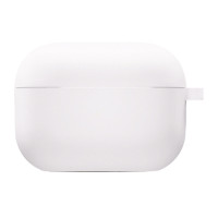 Силіконовий футляр з мікрофіброю для навушників Airpods 3 (White)