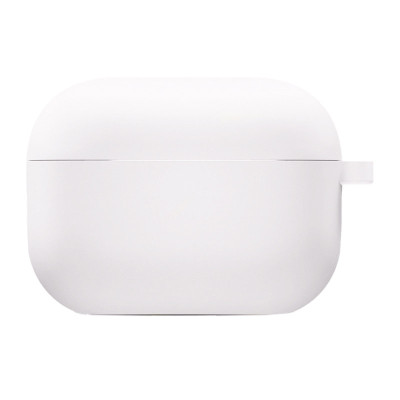 Силіконовий футляр з мікрофіброю для навушників Airpods 3 (White)