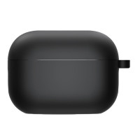 Силіконовий футляр з мікрофіброю для навушників Airpods 3 (Black)