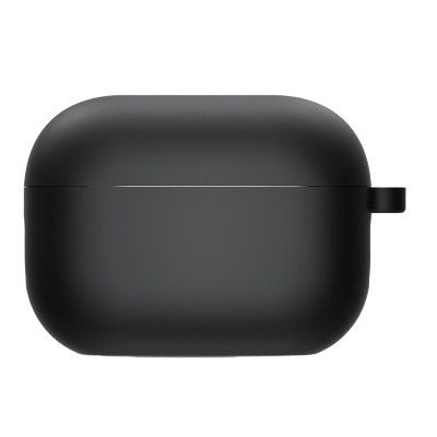 Силіконовий футляр з мікрофіброю для навушників Airpods 3 (Black)