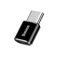 Перехідник Baseus Micro Female To Type-C Male Adapter Converter Black