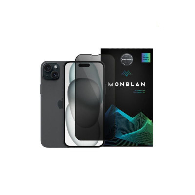 Захисне скло Monblan для iPhone 16 Pro Max 2.5D Anti Static 0.26mm Black