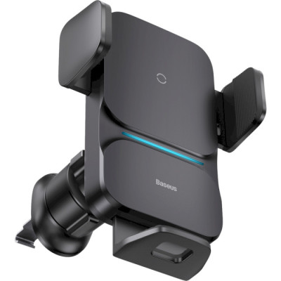 Автомобільний магнітний тримач з зарядкою Baseus Wisdom Auto Aligment Car Mount Wireless Charger