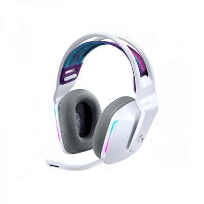 Комп'ютерна гарнітура Logitech G733 LIGHTSPEED Wireless RGB WHITE (981-000883)