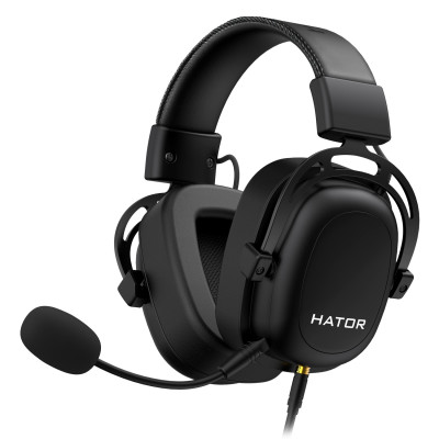 Навушники з мікрофоном HATOR Hypergang 7.1 USB Black (HTA-840)