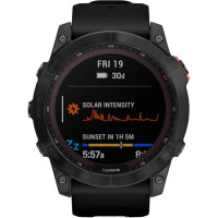 Смарт-годинник Garmin Fenix 7X Solar Slate Gray with Black Band (010-02541-00/01/0A)