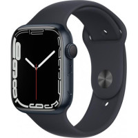 Смарт-годинник Apple Watch Series 7 GPS 45mm Midnight Aluminum Case With Midnight Sport Band (MKN53/