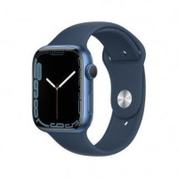 Смарт-годинник Apple Watch Series 7 GPS 45mm Blue Aluminum Case With Blue Sport Band (MKN83)