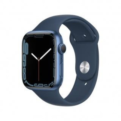 Смарт-годинник Apple Watch Series 7 GPS 45mm Blue Aluminum Case With Blue Sport Band (MKN83)