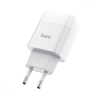 Мережевий зарядний пристрій Hoco C72A Glorious White