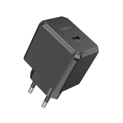 Мережевий зарядний пристрій Hoco CS15A Type-C PD30W black