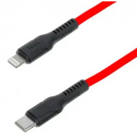 Кабель Hoco DX21 / Type-C - Lightning 1м / Red