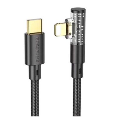 Кабель Borofone BU39 USB - Lightning (3A/1.2м) Black