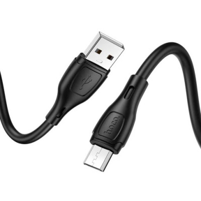 Кабель HOCO X61 USB - MicroUSB (1М) (31pc) Black