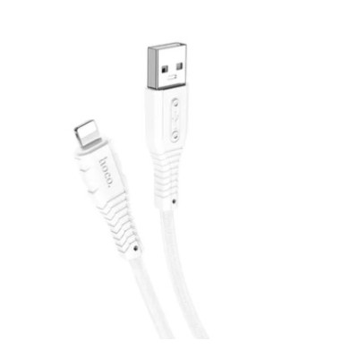 Кабель  HOCO X67 USB - Lightning (1М) White
