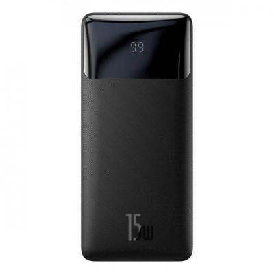Зовнішній акумулятор (Power Bank) Baseus Bipow Digital Display 15W 10000 mAh Black