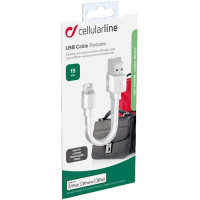 Кабель micro USB Cellularline 15cm Smartphones and Tablets Black
