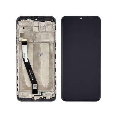 Дисплей для Xiaomi Redmi 9 з чорним тачскріном з корпусною рамкою