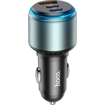 Автомобільний зарядний пристрій HOCO NZ9 Galloper 2xUSB-C, 1xUSB-A, 95W Black