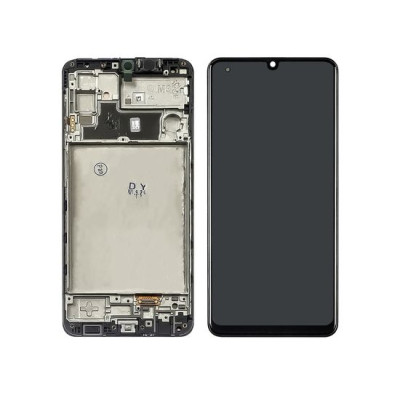 Дисплей для Samsung M325/ M32 с чёрным тачскрином и корпусной рамкой