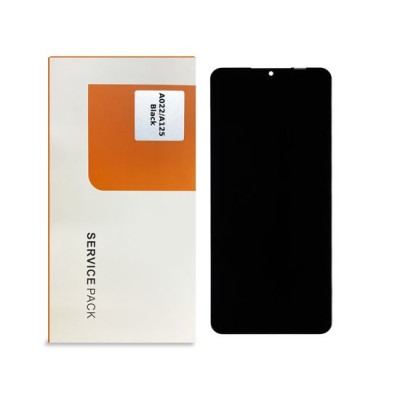 Дисплей для Samsung A022F/ A125F/ A326 Galaxy A02/ A12/ A32 5G с чёрным тачскрином Service Pack