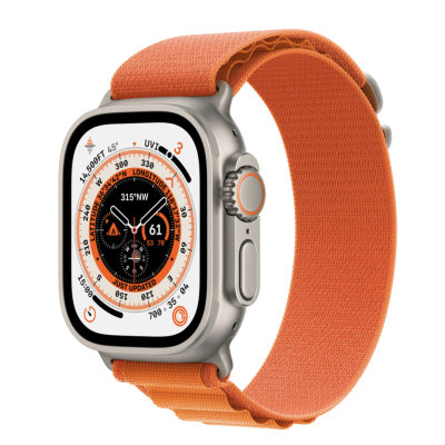 Смарт-годинник Apple Watch ULTRA 49mm Titanium Case with Orange Alpine Loop