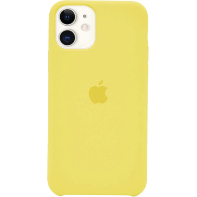 Чохол Apple Silicon Case  iPhone 11 Yellow