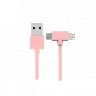 Кабель Micro USB REMAX AXE Data Cable WDC-008 MicroUSB 1.8m Pink