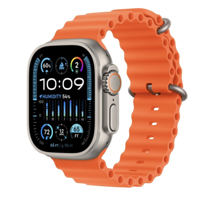 Смарт-годинник Apple Watch ULTRA 2 49mm Titanium Case with Orange Ocean Band