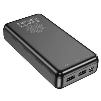 Зовнішній акумулятор (Power Bank) Hoco J91A 20000 mAh black