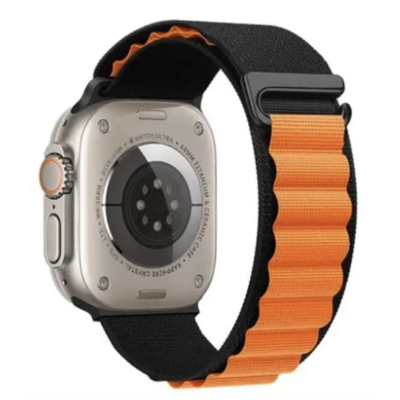 Ремінець Hoco WA20 для Apple Watch 42/44/45/49mm (1 - Black Orange)