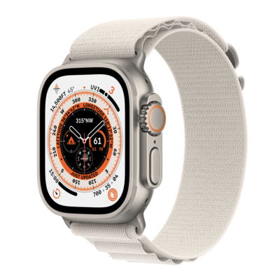 Смарт-годинник Apple Watch ULTRA 49mm Titanium Case with Starlight Alpine Loop