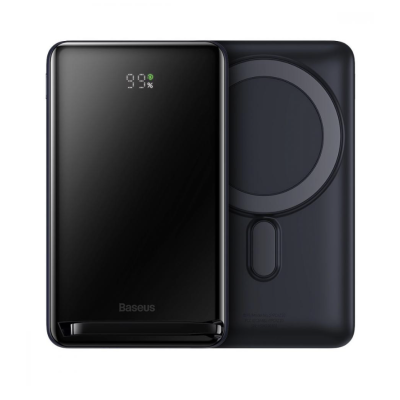 Зовнішній акумулятор Baseus Power Bank Magnetic Wireless 6000mAh 20W Black