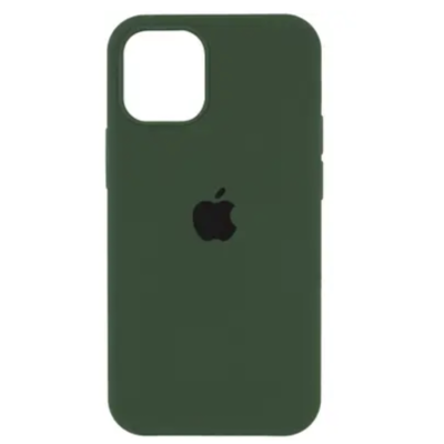 Чохол Silicone Case Full Protective (AA) для iPhone 12 Pro Max (Army green)