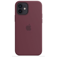 Чохол Silicone Case Full Protective (AA) для iPhone 12 Pro Max (Plum)
