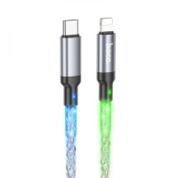 Кабель Hoco U112 Type-C to Lightning 20W 1m Gray