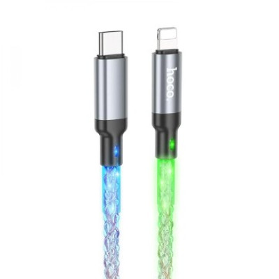 Кабель Hoco U112 Type-C to Lightning 20W 1m Gray