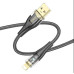 Кабель HOCO U121 USB - Lightning Black
