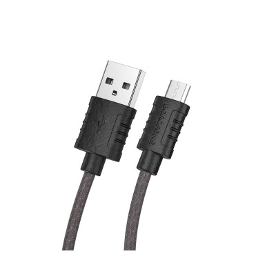 Кабель Borofone BX52 USB - MicroUSB (2.4A/1м) Black