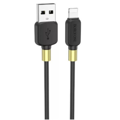 Кабель Borofone BX59 USB - Lightning (2.4A/1м) Black