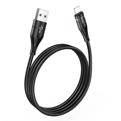 Кабель HOCO U93 USB - Lightning (1.2М) (22pc) Black