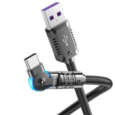 Кабель HOCO U118 USB - Type-C 100W Black