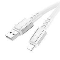 Кабель HOCO X85 USB - Lightning (1М) White