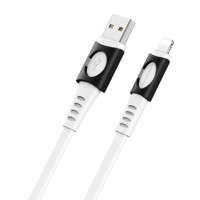 Кабель Borofone BX35 USB - Lightning (2.4A/1м) White