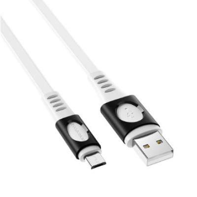 Кабель Borofone BX35 USB - MicroUSB (2.4A/1м) White