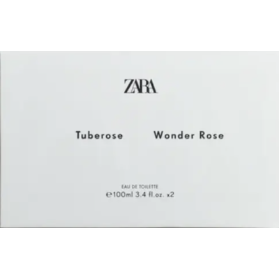 Туалетна вода для жінок ZARA Комплект Tuberose + Wonder Rose 100ml