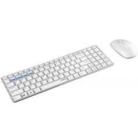 Комплект (клавіатура + миша) RAPOO 9300M Wireless White