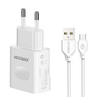 Мережевий зарядний пристрій Joyroom l-l221 USB 2 2A White